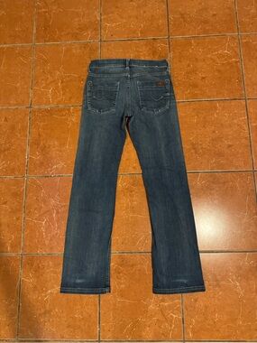 7 For All Mankind Women's Boot Cut Jeans in Dark Blue